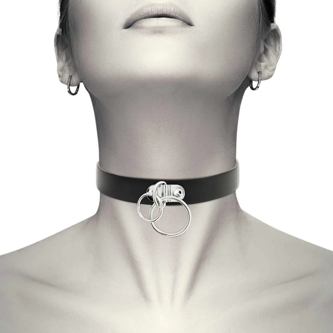 Handgefertigter Choker mit doppeltem Ring