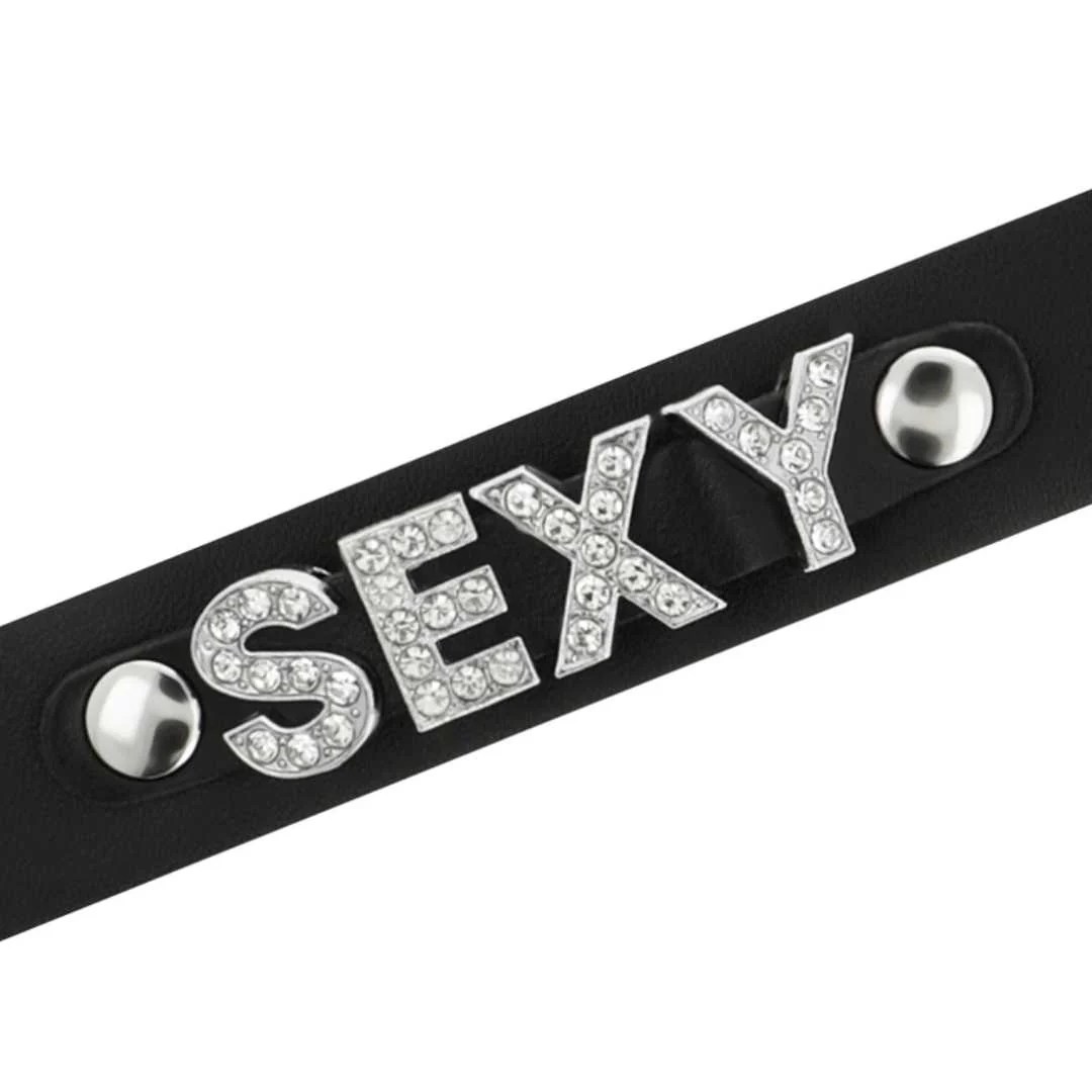 Handgefertigtes Choker mit Aufschrift