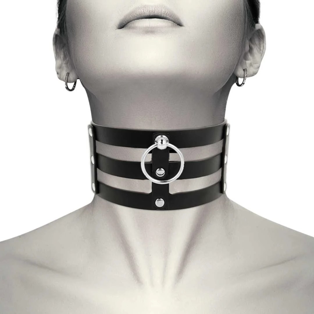 Handgefertigter Choker mit Triple-Band