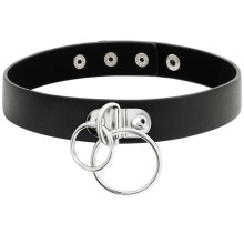 Handgefertigter Choker mit doppeltem Ring Handgefertigter Choker mit doppeltem Ring
