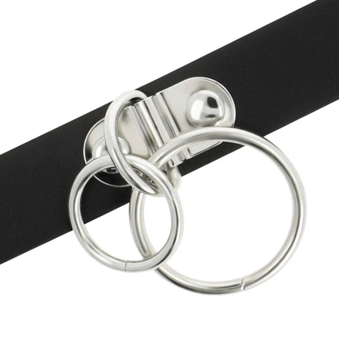 Handgefertigter Choker mit doppeltem Ring