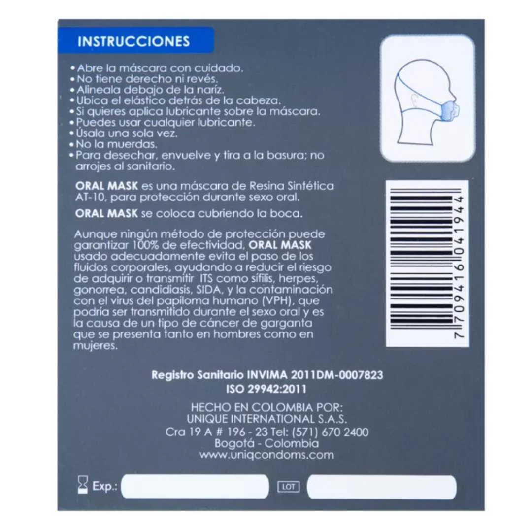 Maske für Oralsex