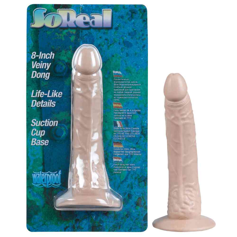 Realistischer Dildo mit Saugnapf 