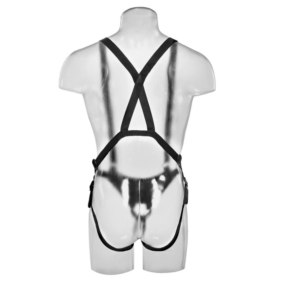 Strap-on Harness mit Dildo „Hollow Strap-On Suspender System“