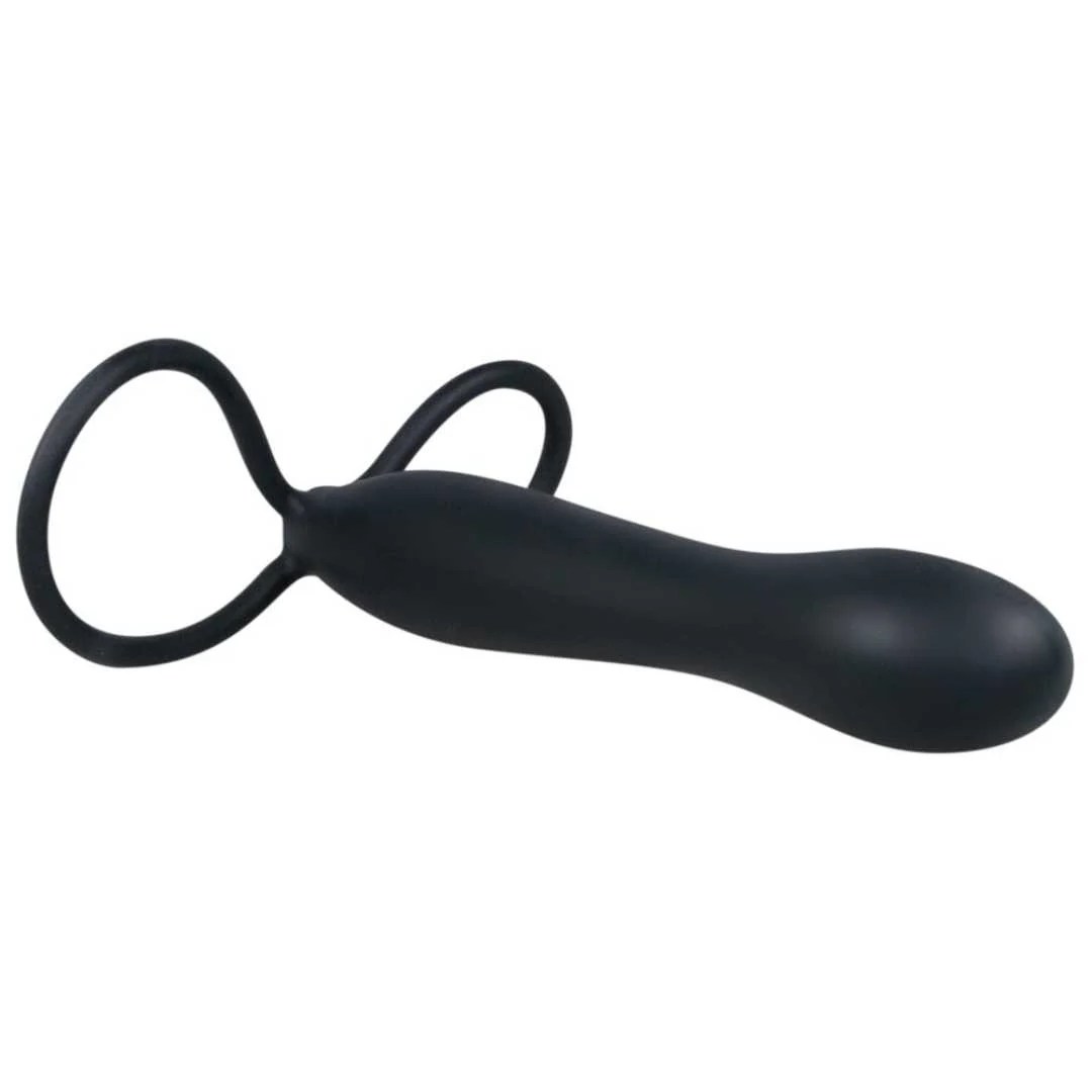 Analdildo „Analspecial“ mit Penis- und Hodenring