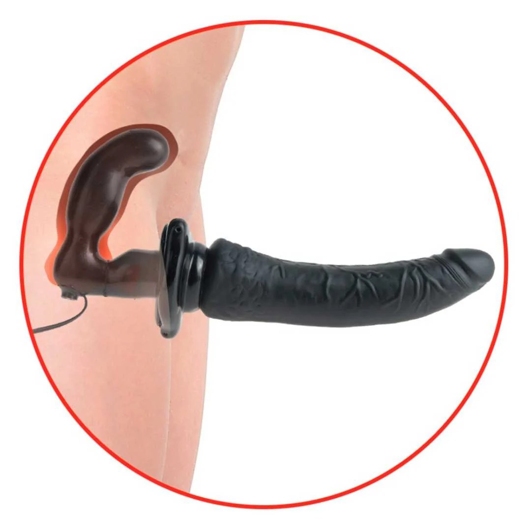 Umschnalldildo „Deluxe Vibrating Penetrix Strap-on“