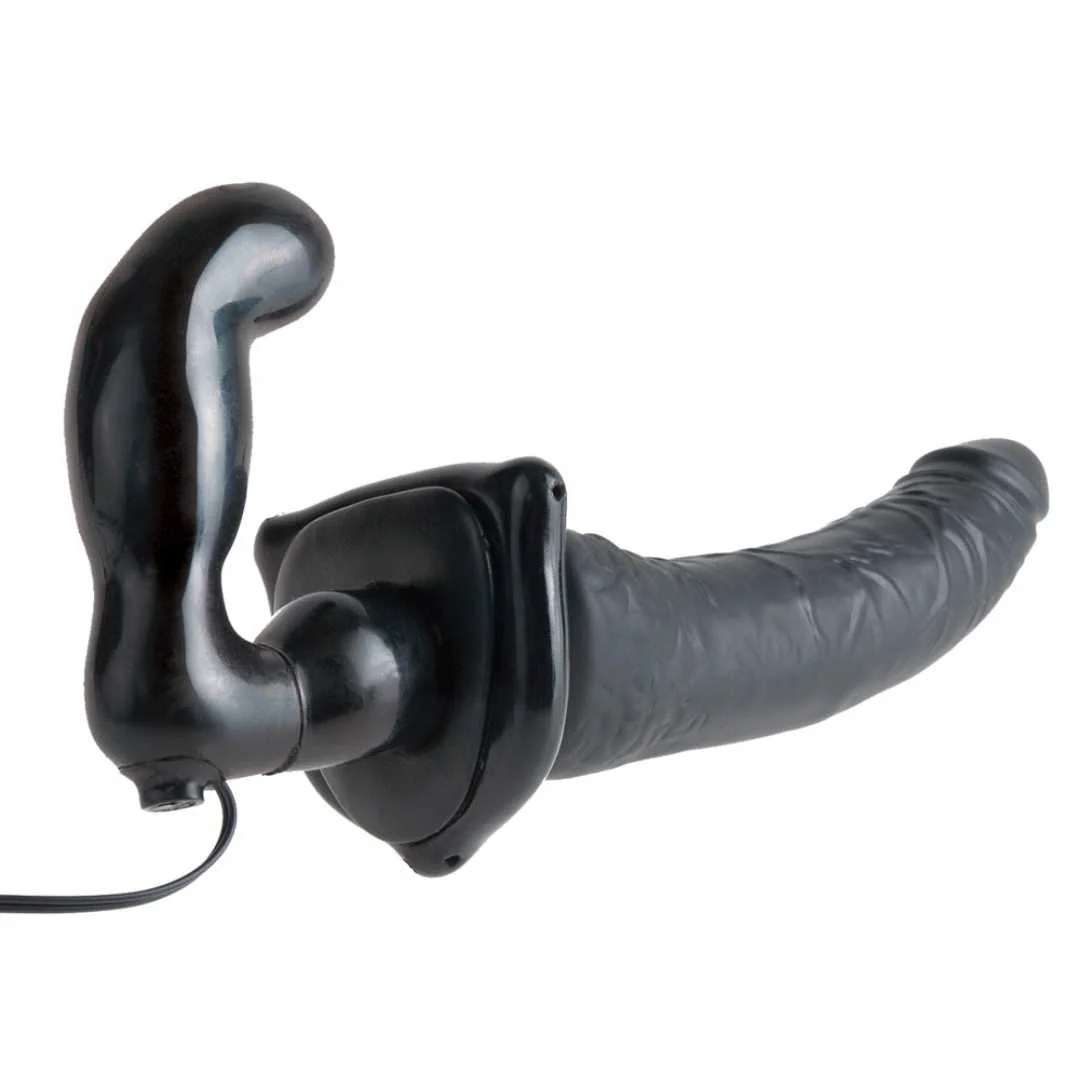 Umschnalldildo „Deluxe Vibrating Penetrix Strap-on“