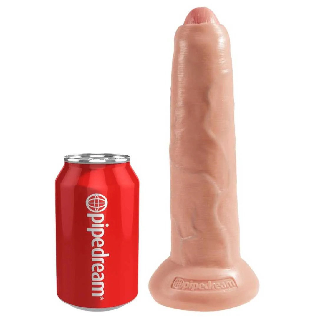 Naturdildo „Cock Uncut“ mit beweglicher Vorhaut