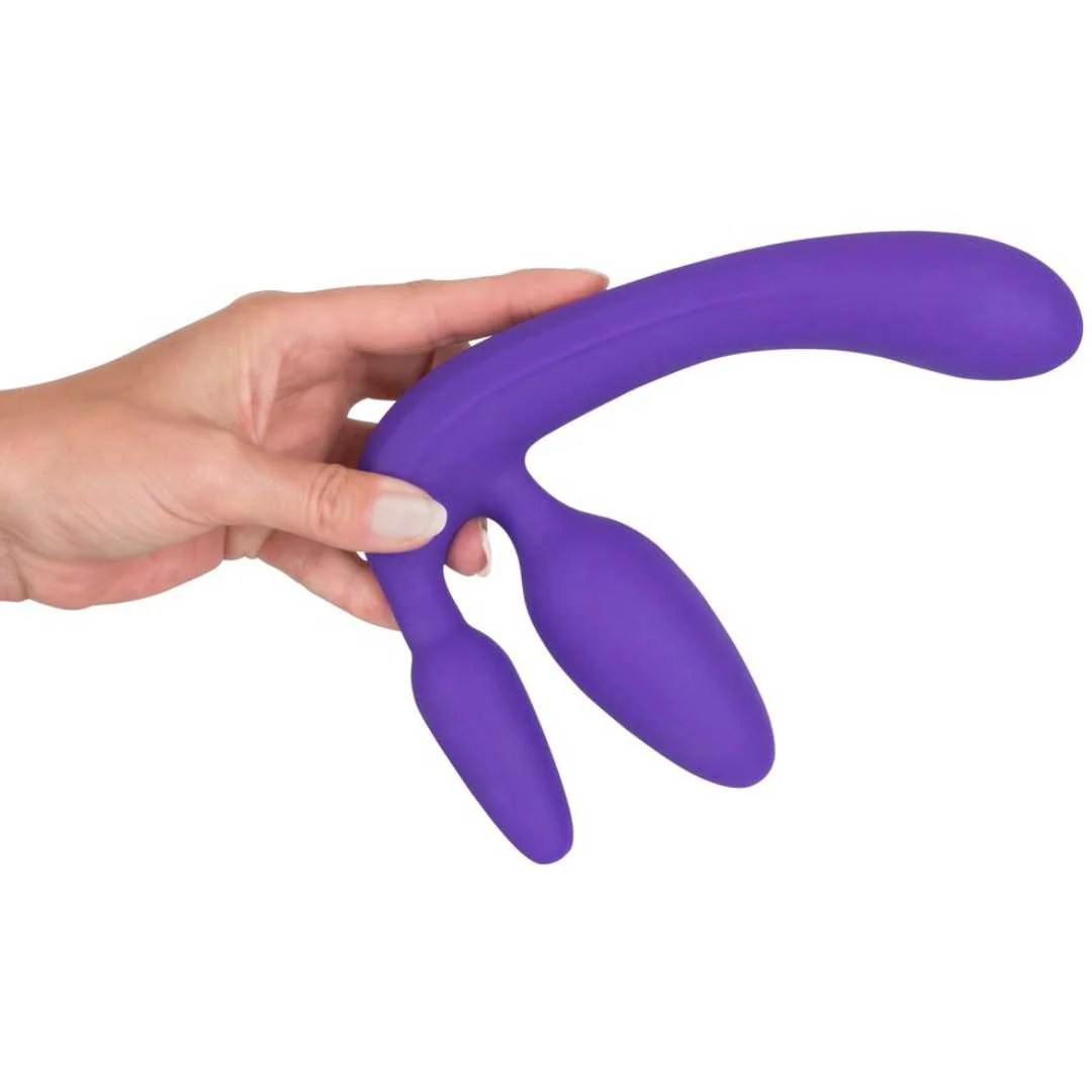 Strap-On Dildo „Strapless Strap-On Triple Teaser“