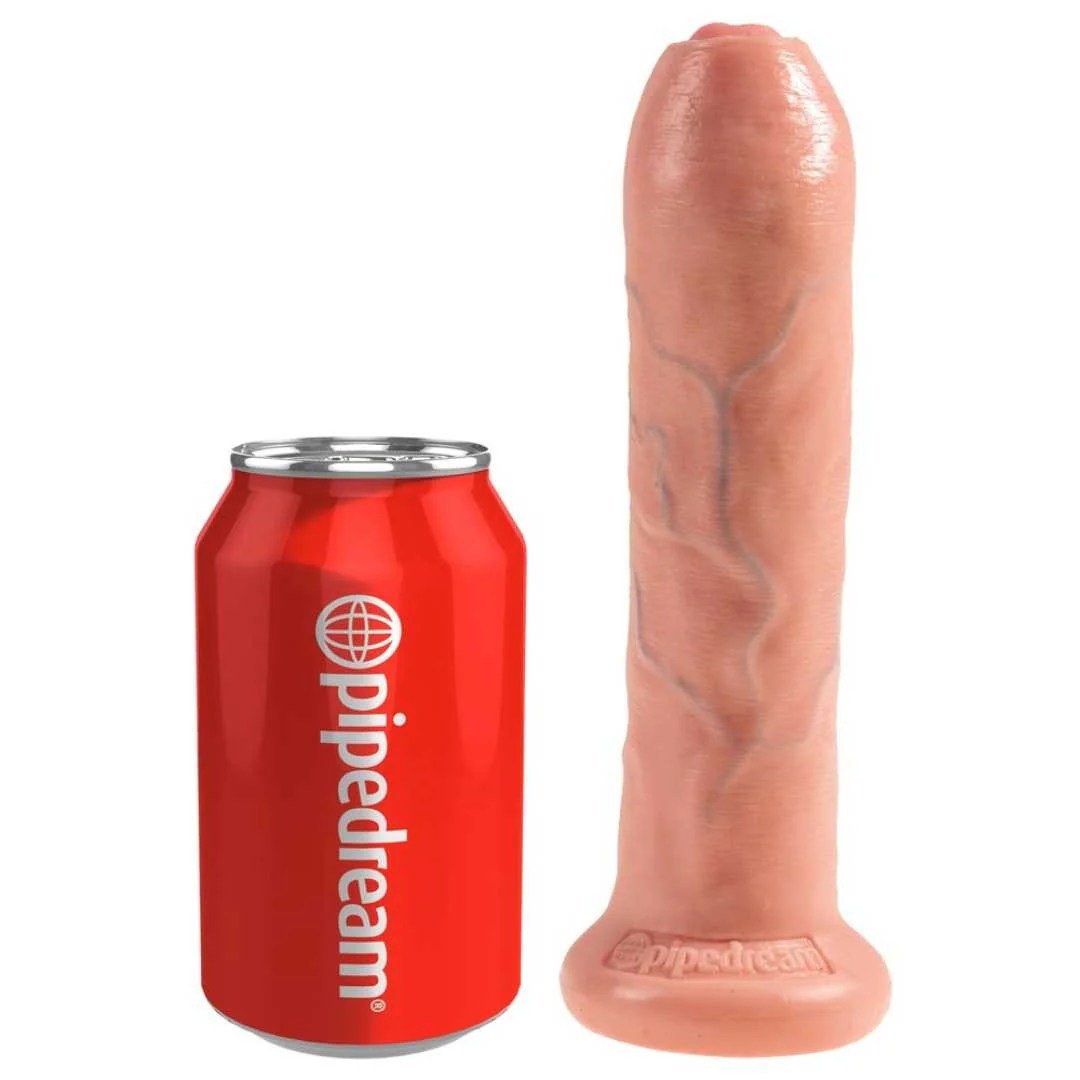 Naturdildo „Cock Uncut“ mit beweglicher Vorhaut