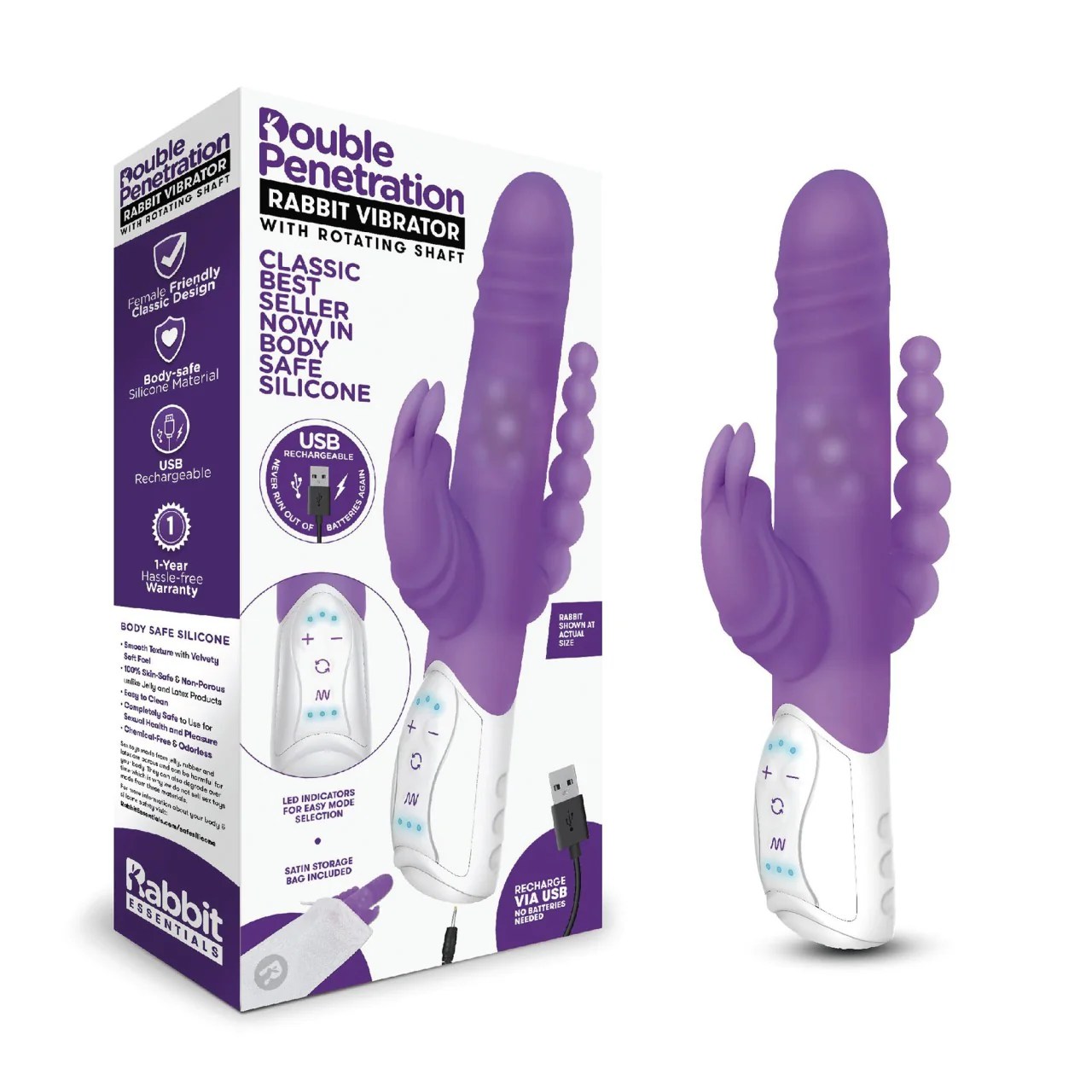 Rabbitvibrator „Double Penetration“