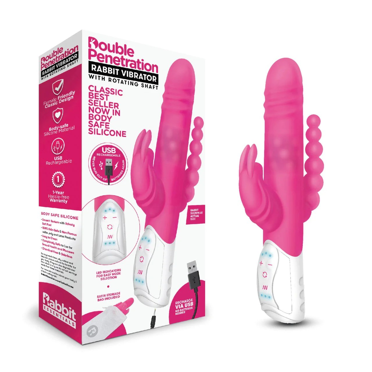 Rabbitvibrator „Double Penetration“