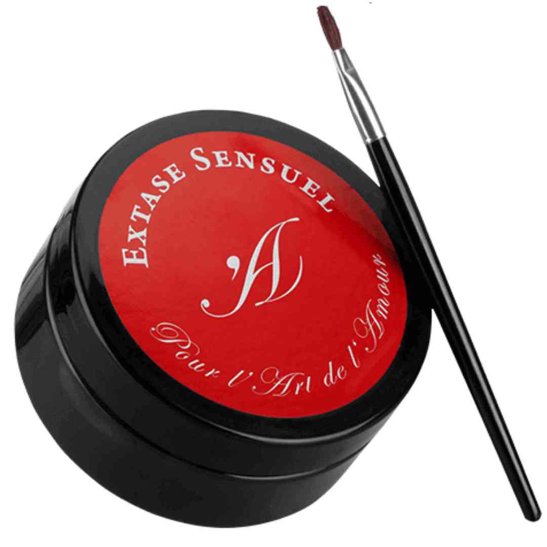 Körperfarbe mit Schokolade