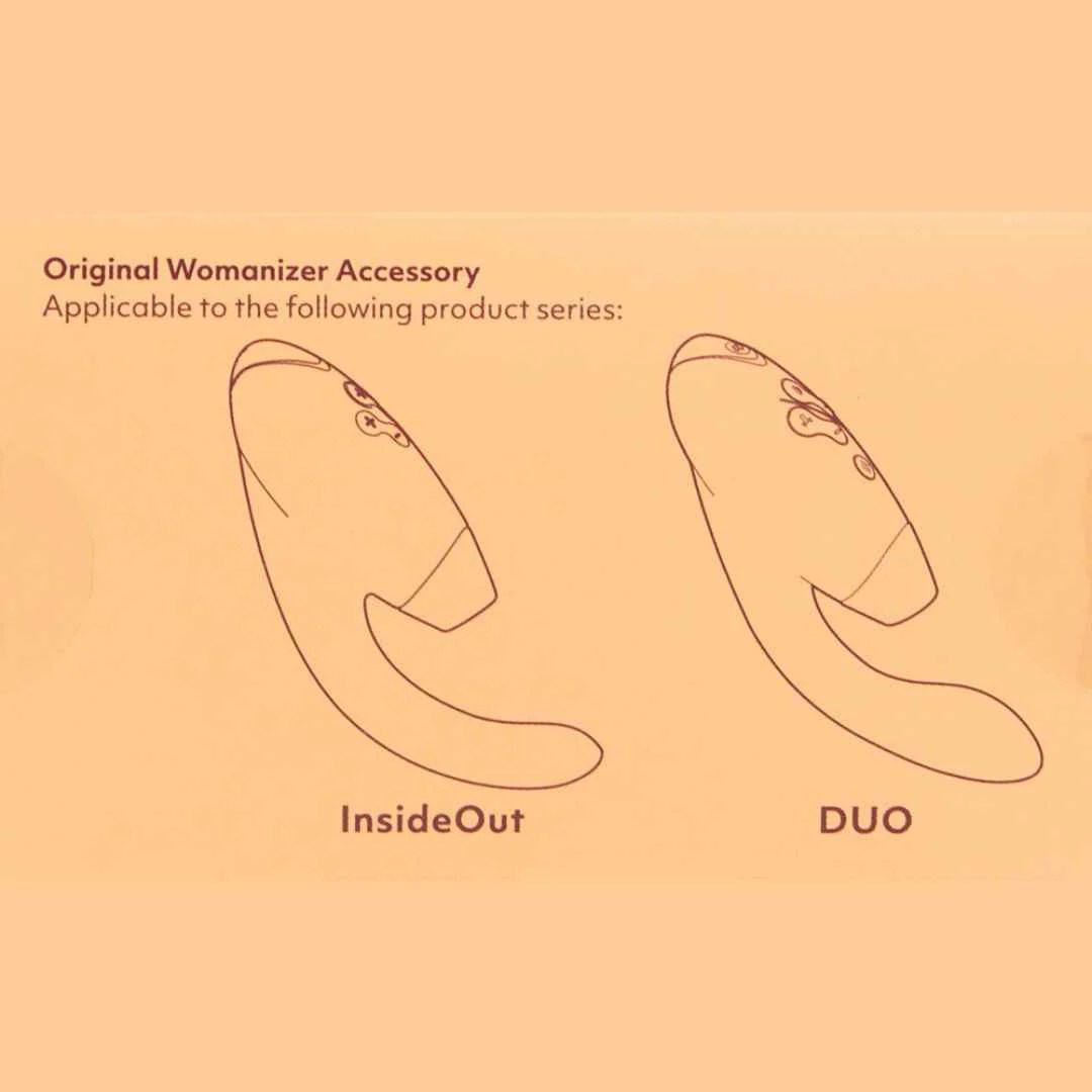 Ersatzkappen in petrol "Womanizer DUO 2", 3er