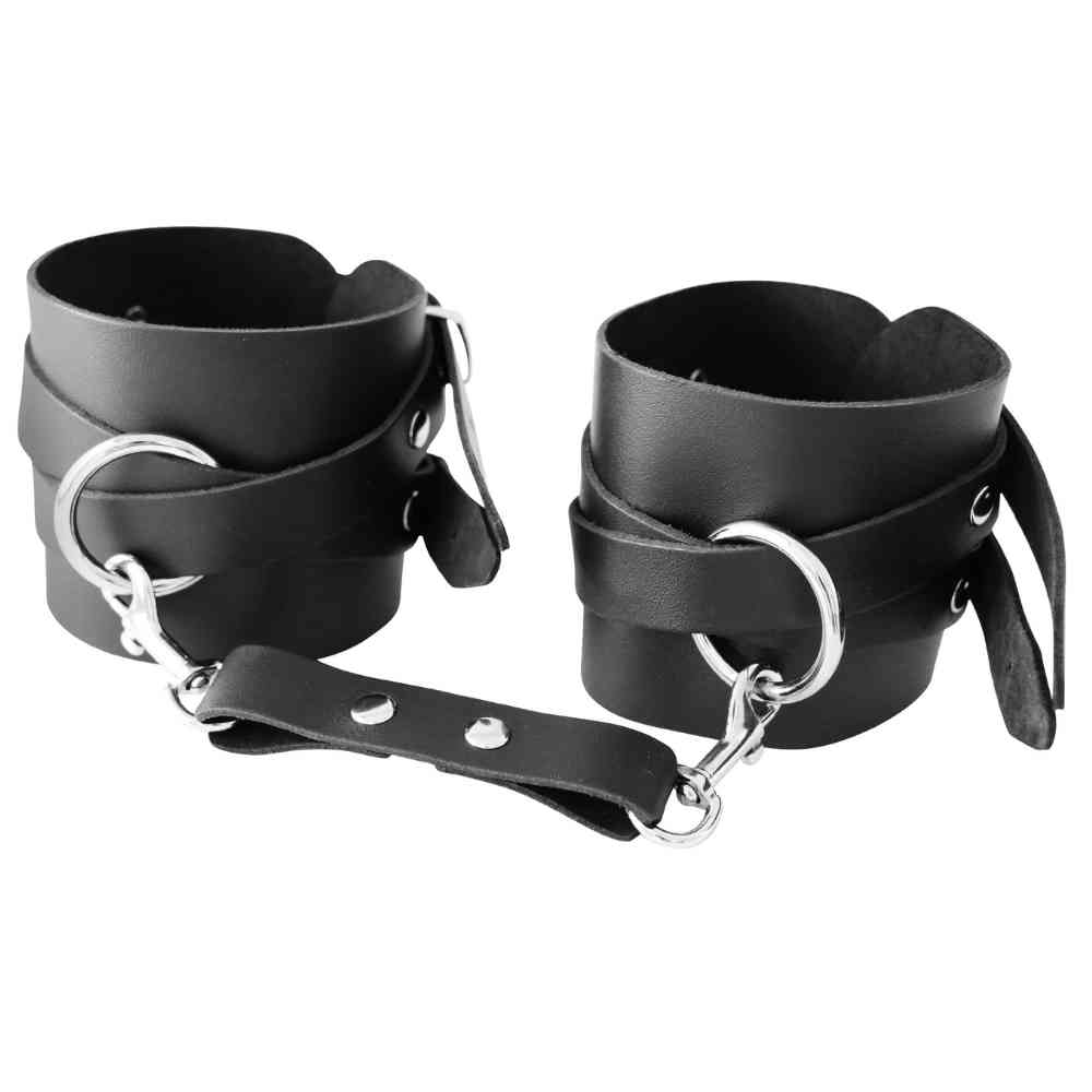 Leder-Fußfessel "The Crown"