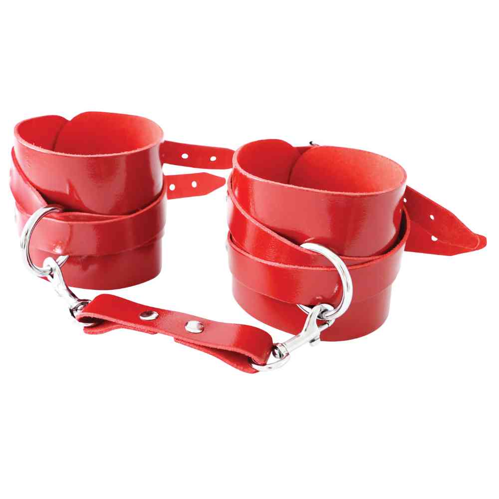 Leder-Fußfessel "The Crown"