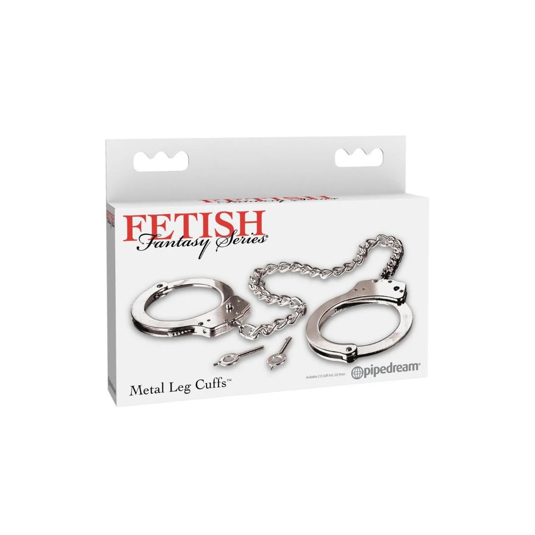 Fußschellen „Metal Leg Cuffs“ mit Verbindungskette