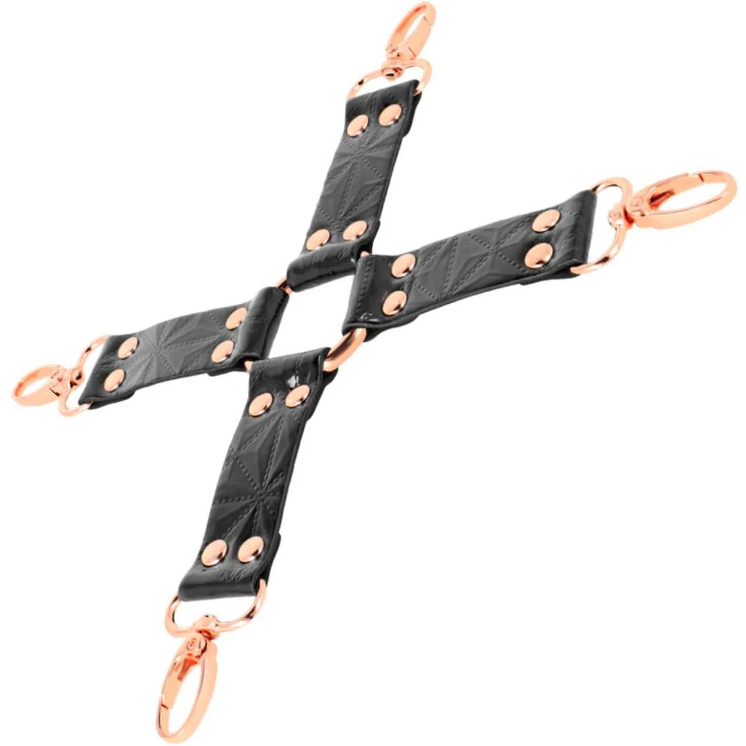 Fesselkreuz mit Rosé-Gold Details