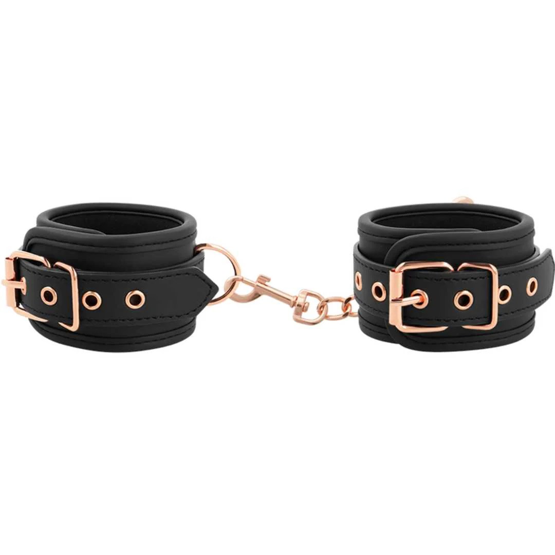 Premium Fußfesseln mit Gold-Details