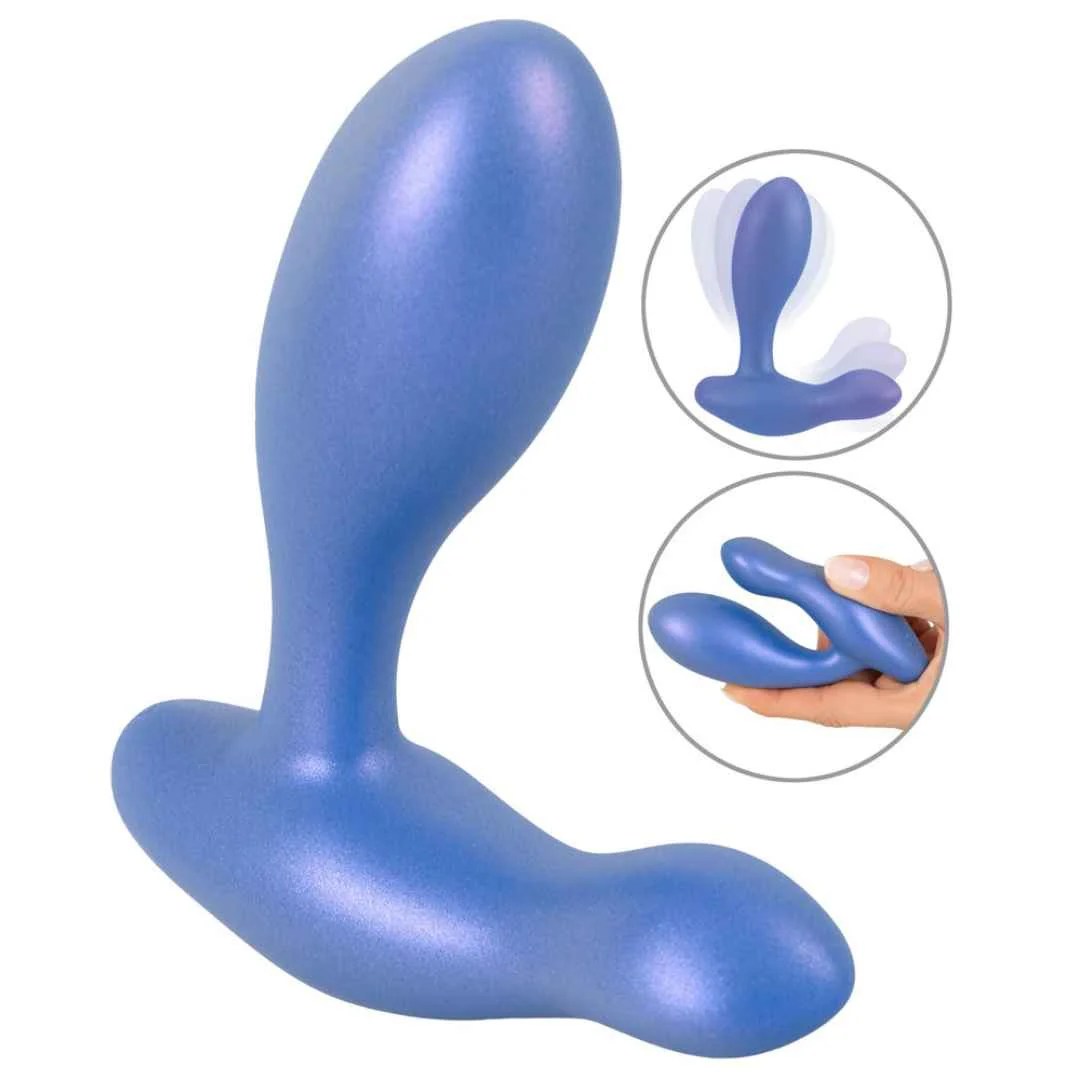 Vibro-Analplug im Glossy-Look