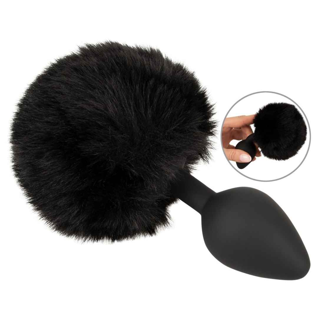 Fluffy Tail Analplug Mit Bunny-Puschel