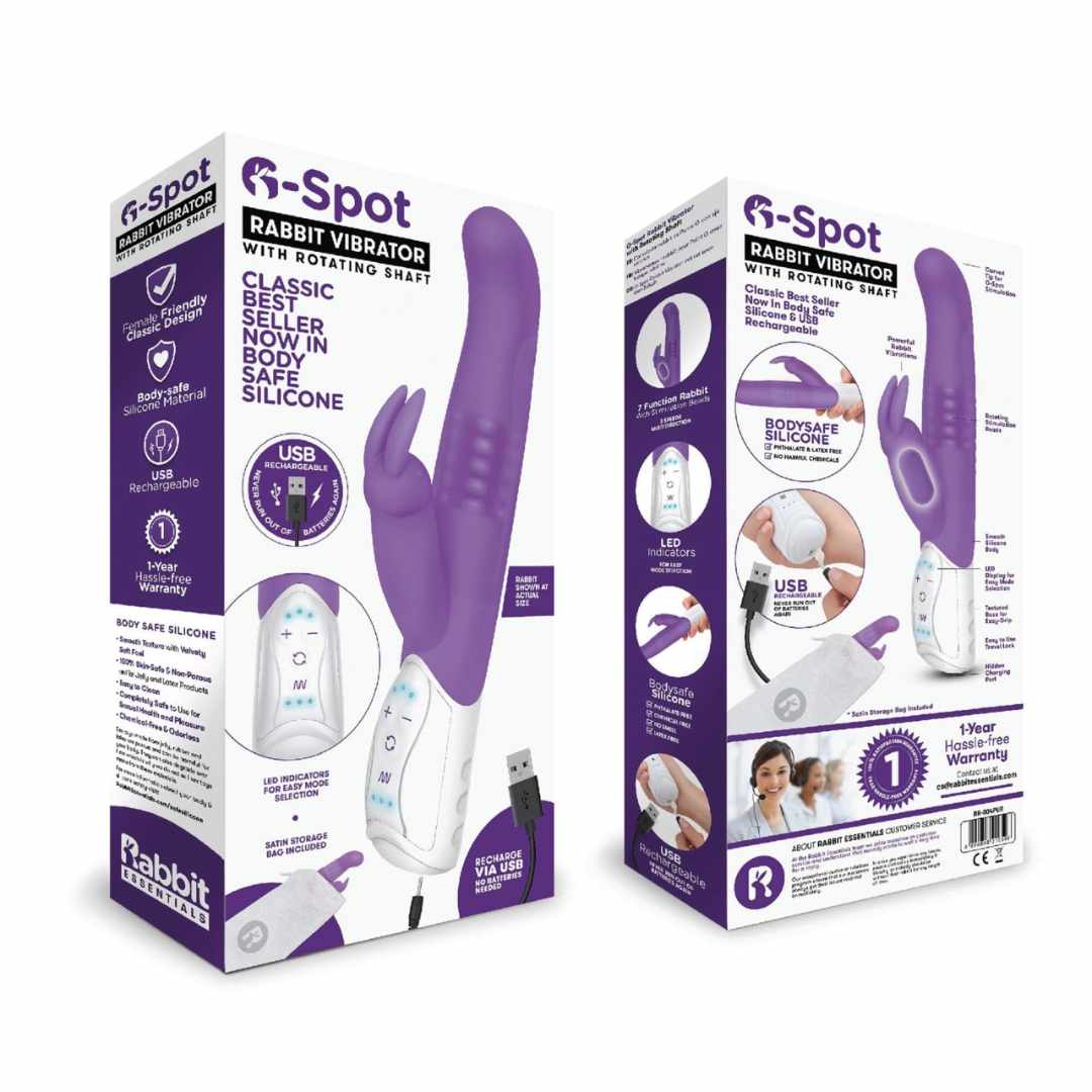 Rabbitvibrator „G-Spot with rotating shaft“