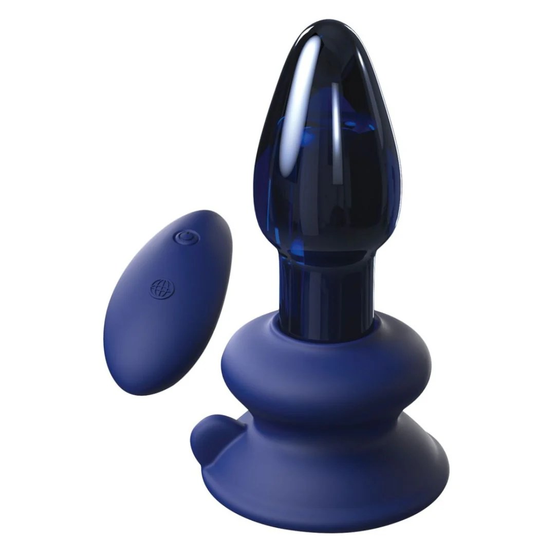 Vibrator „No. 85“ aus Glas mit Fernbedienung