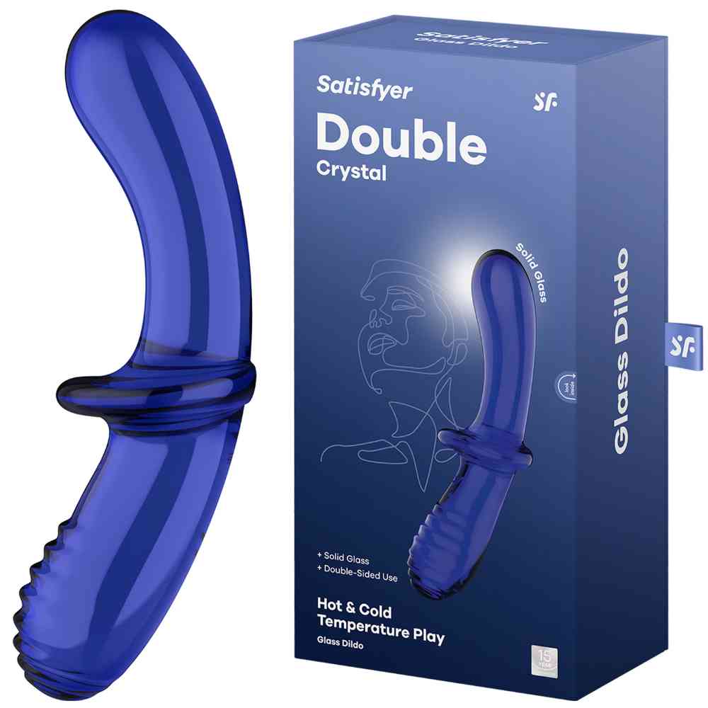 Glasdildo "Double Crystal"