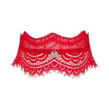 Halsband "Bergamore" aus Spitze mit Anhänger Halsband "Bergamore" aus Spitze mit Anhänger