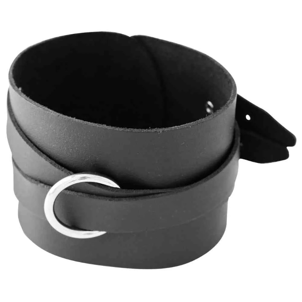 Leder-Halsfessel "The Crown"