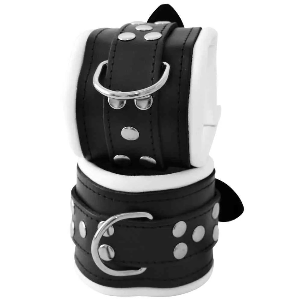 Breite Leder-Handfessel mit Fesselring