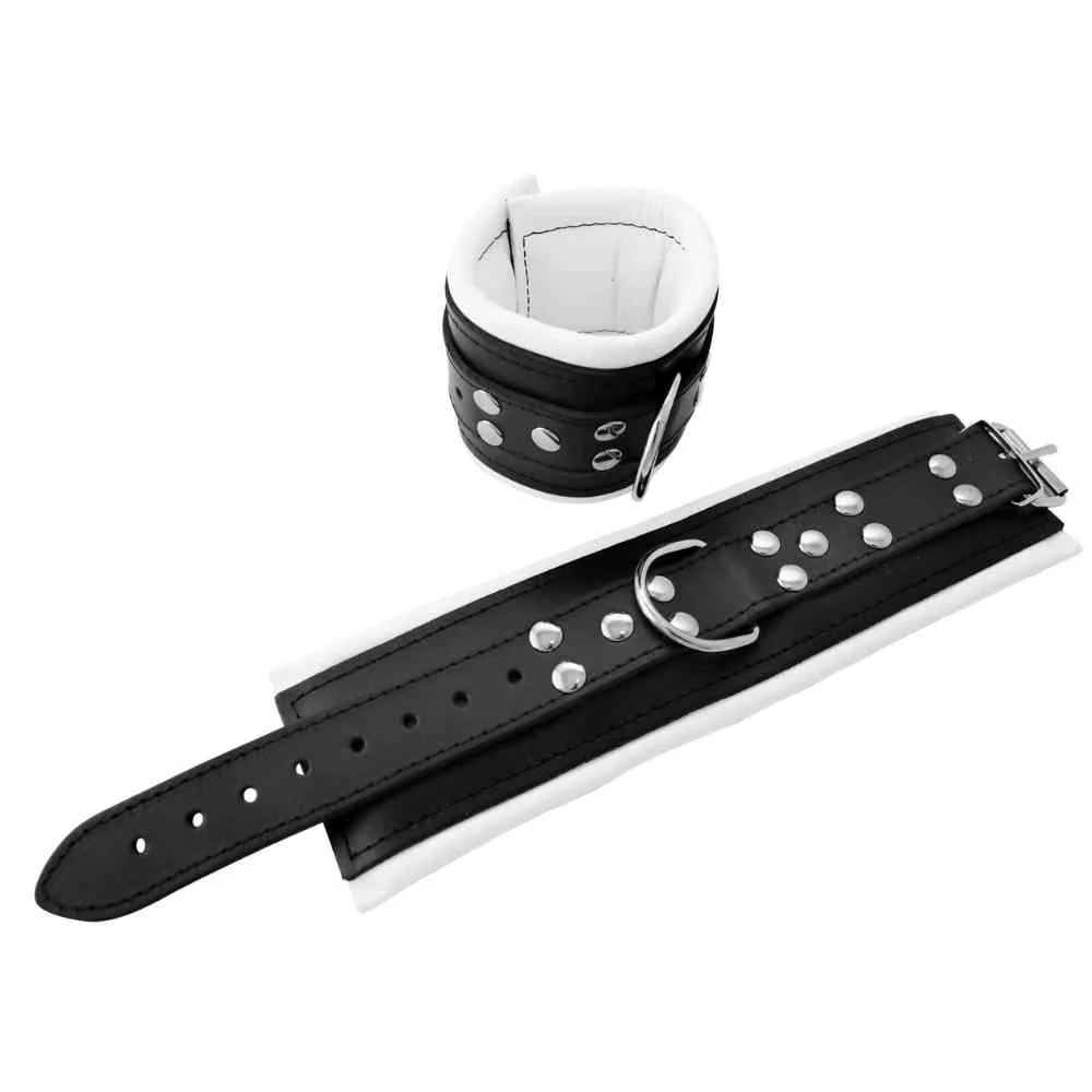Breite Leder-Handfessel mit Fesselring