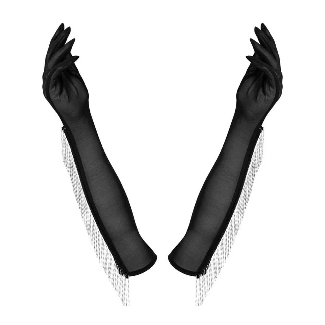 Handschuhe „Milladis“ mit Kettchen-Fransen