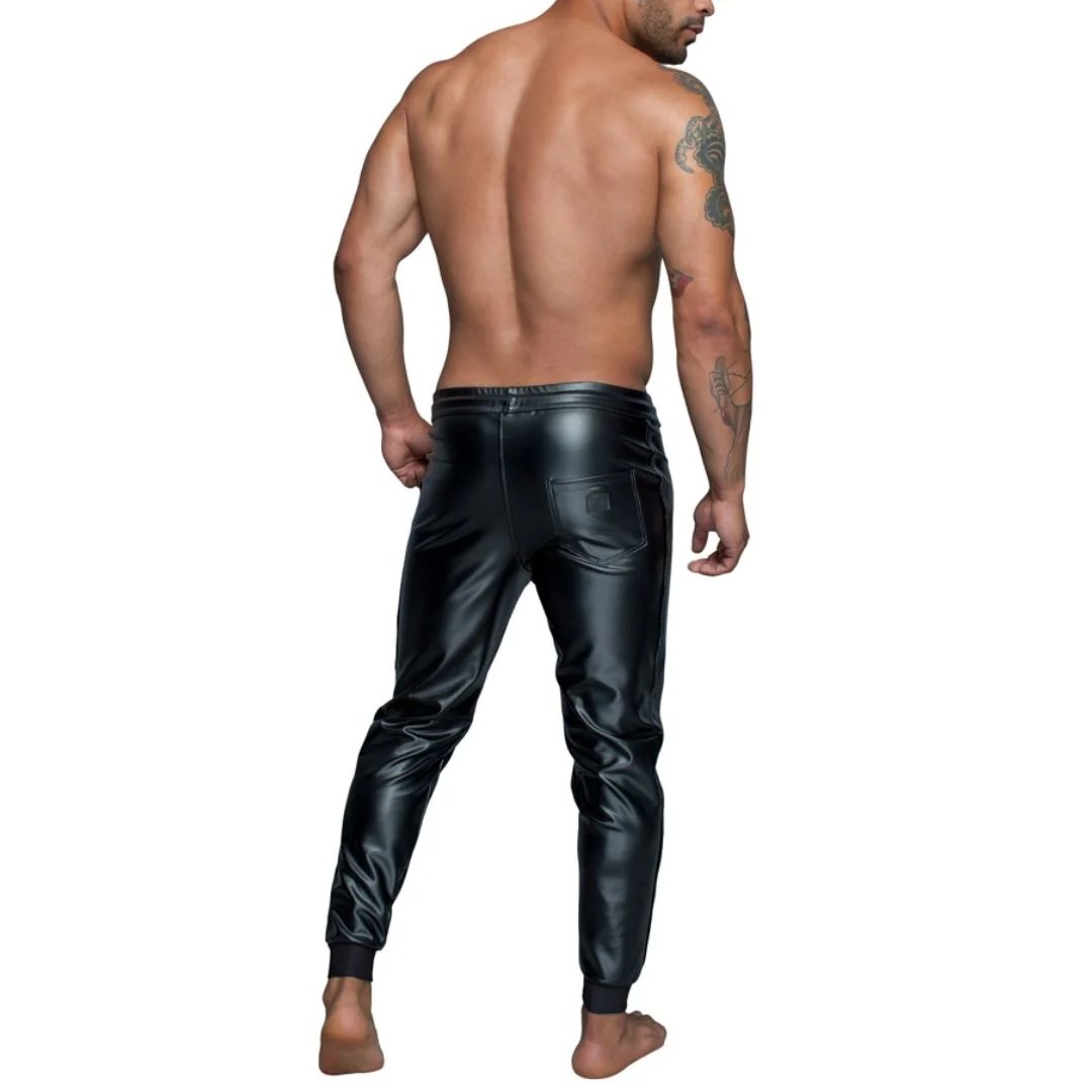 Joggers-Style Hose im Powerwetlook