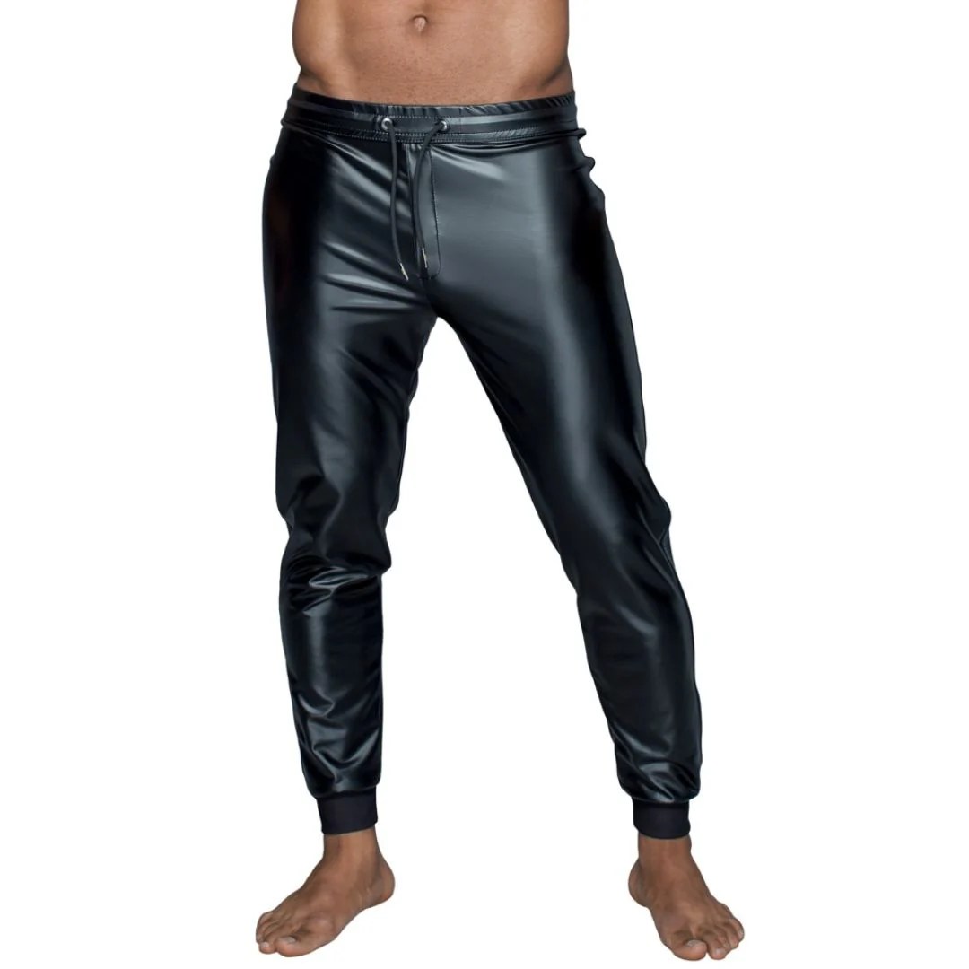 Joggers-Style Hose im Powerwetlook