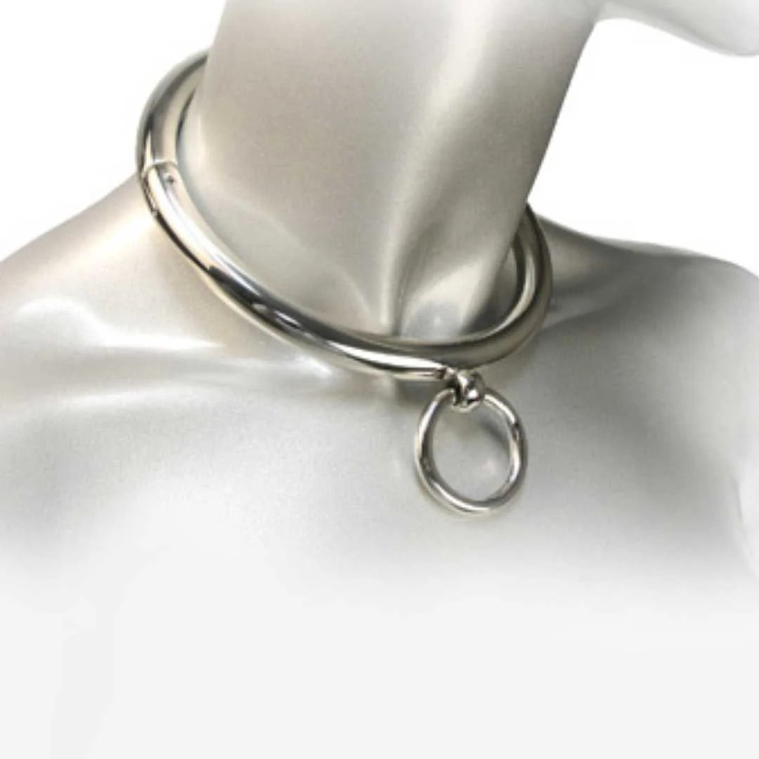 Edelstahl-Sklaven Halsband