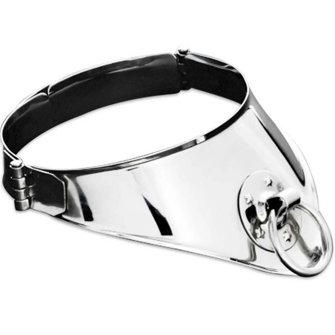 D-Ring Halsband mit glatten Kanten