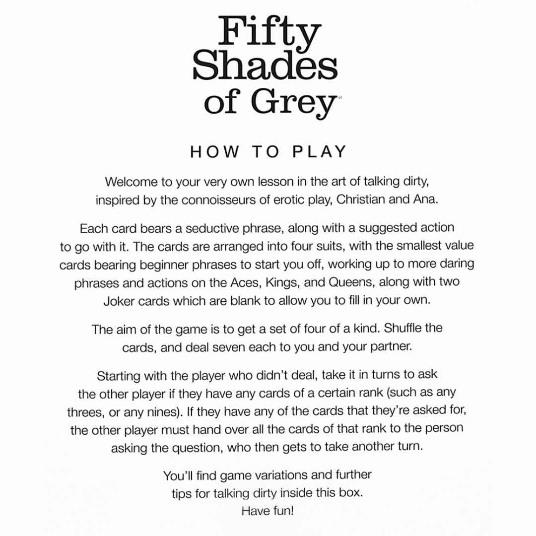 Kartenspiel „Play Nice Talk Dirty Inspiration Cards“