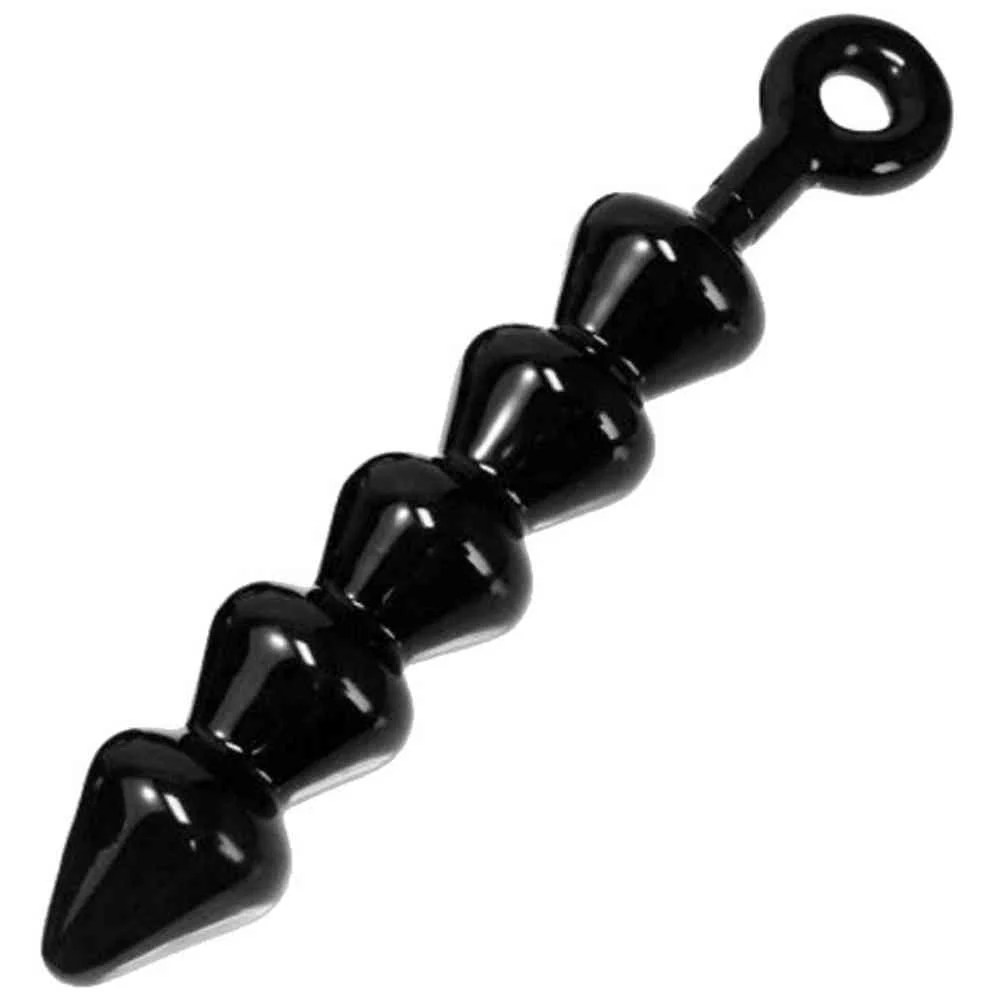 Große Analkette mit Perlen