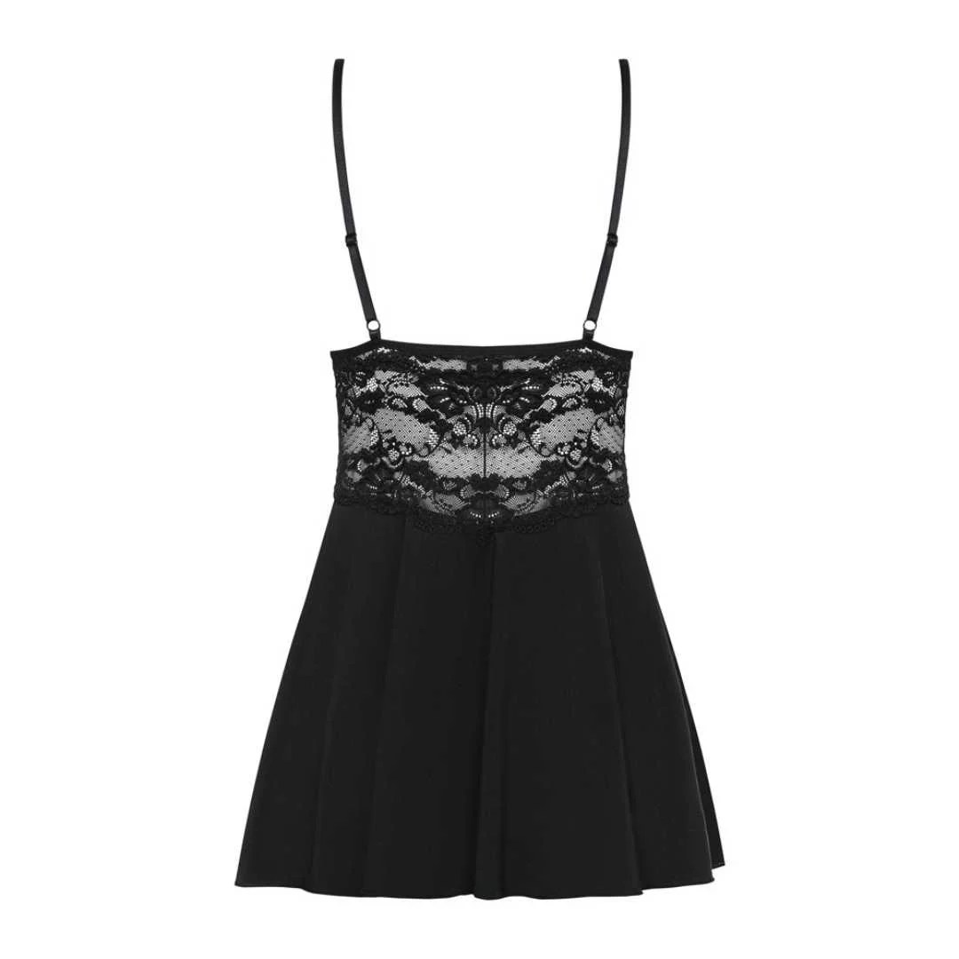 Babydoll mit gepolsterten Spitzen-Cups