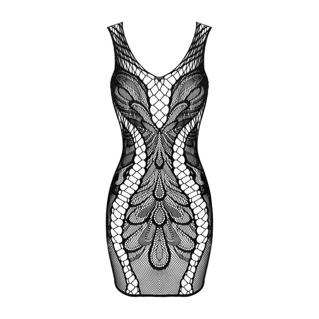 Netzkleid mit Cut-outs