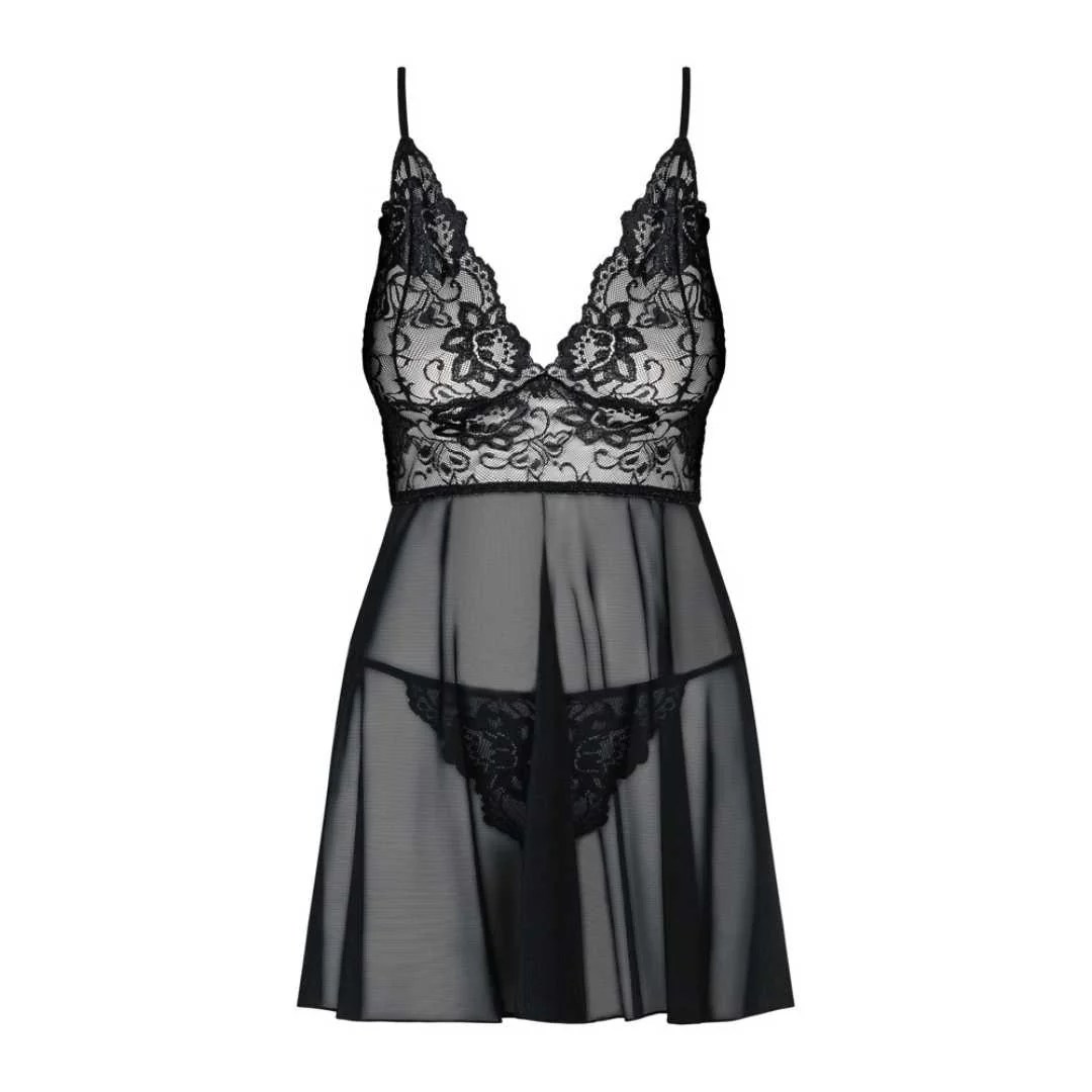 Babydoll mit zarter Spitze