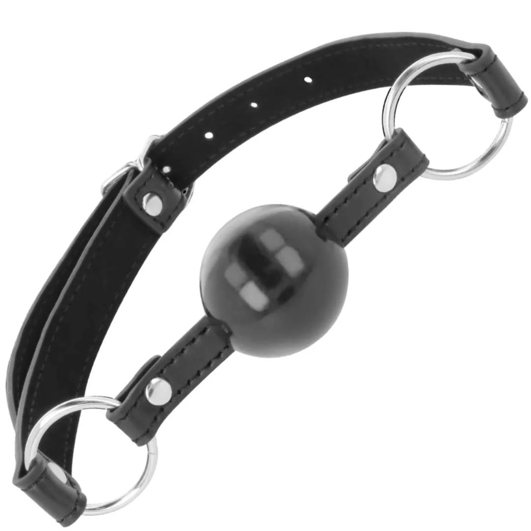 Ballknebel mit benähten Riemen