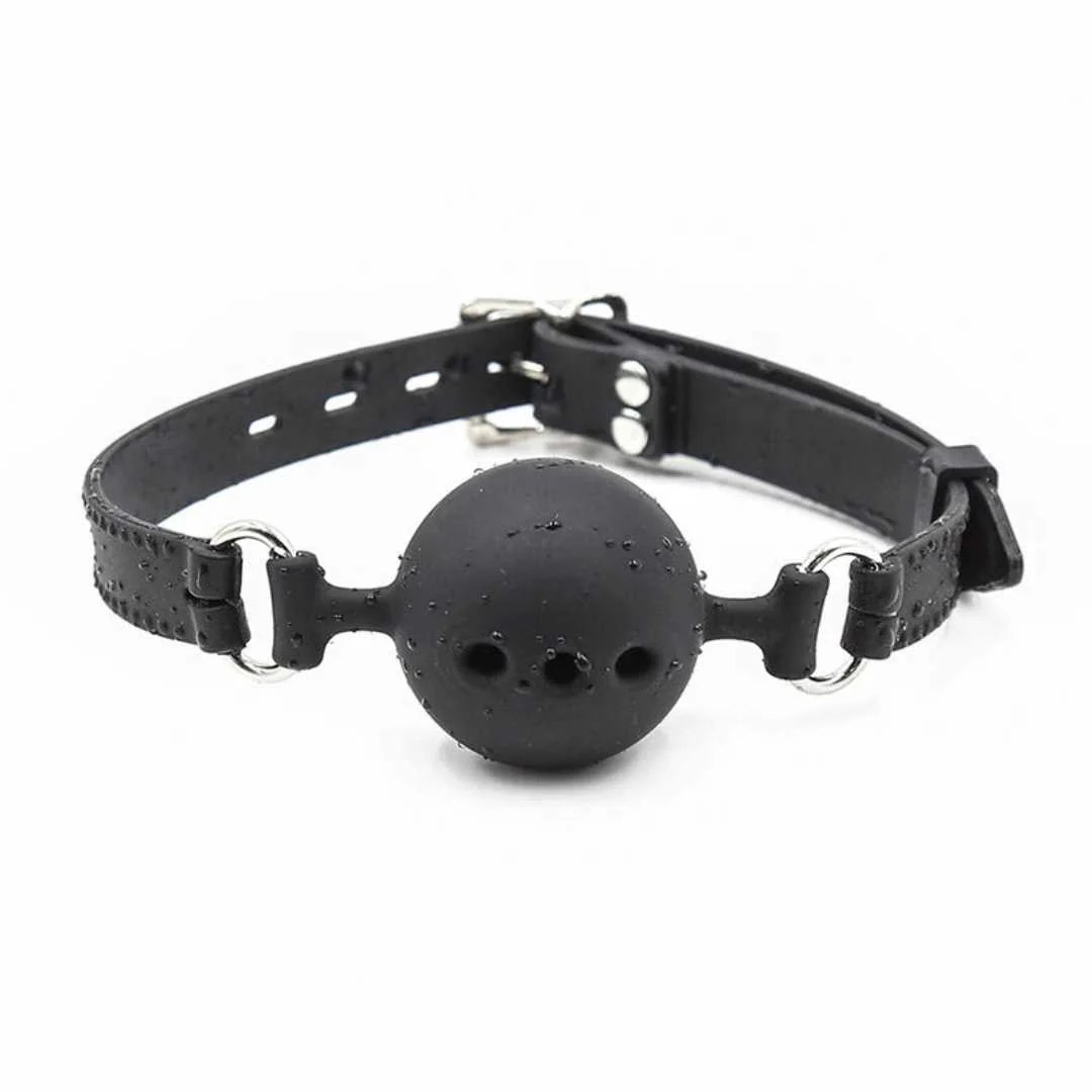 Atmungsaktiver Ballknebel aus Silikon