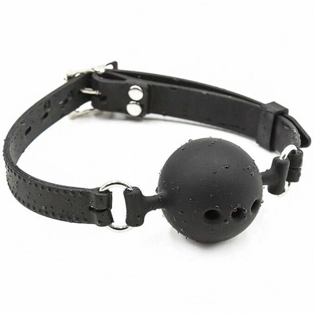 Atmungsaktiver Ballknebel aus Silikon