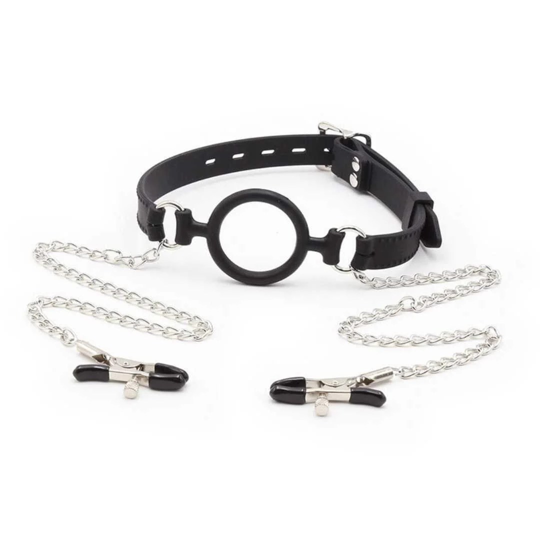 O-Ring Knebel mit Nippelklemmen