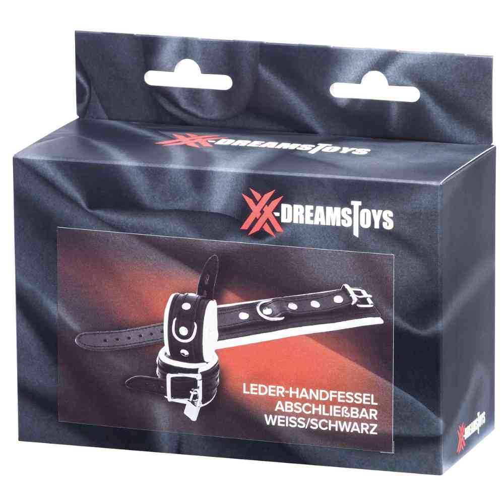 Leder-Handfessel abschließbar