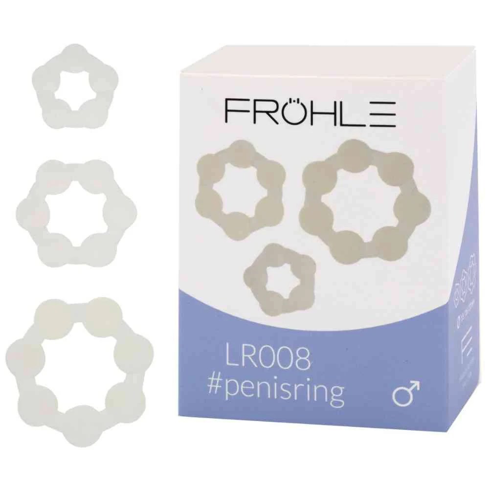 Penisringe mit Kugeln, 3er Set
