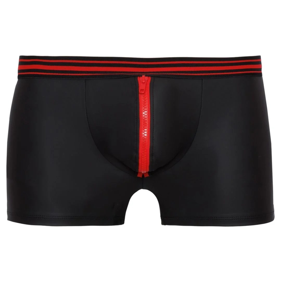 Pants mit rotem Reißverschluss