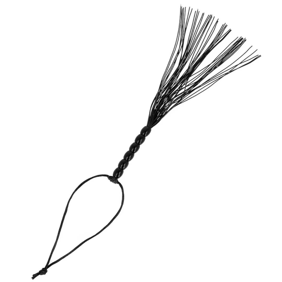 Peitsche mit geripptem Griff aus Silikon
